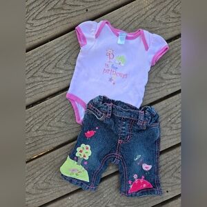 Adorable Vintage Pumpkin Patch Jeans